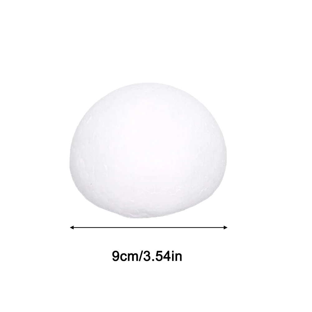 Hemisphere Foam Ball Blank Round Wedding White Flower Ball Foam Hemisphere Foam 6 Sizes Foam Ball Useful Brand New - Image 2