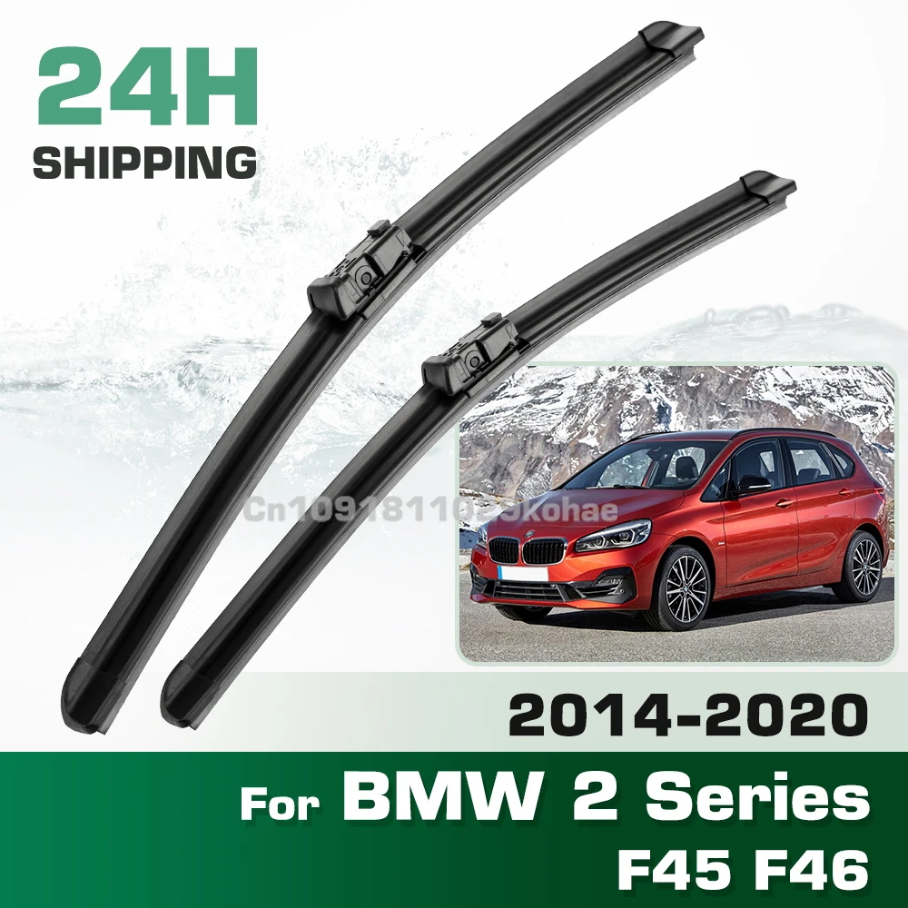 

Для BMW 2 серии F45 F46 2014-2020 2015 2016 2017 2018 2019 левый и правый руль передние щетки стеклоочистителя лобовое стекло щетка 26 "19"