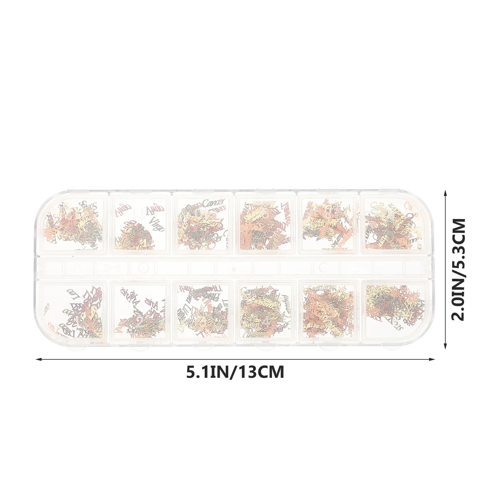 

Zodiac Nail Charms Twelve Nail Art Shiny Decorations DIY Manicure Adornments Manicure Decorations