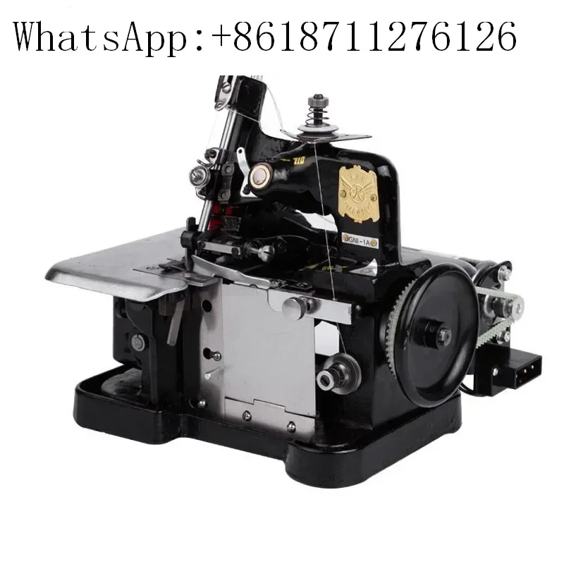 Three line edge locking machine for household use, old-fashioned small electric desktop sewing, overlock sewing, edge binding,