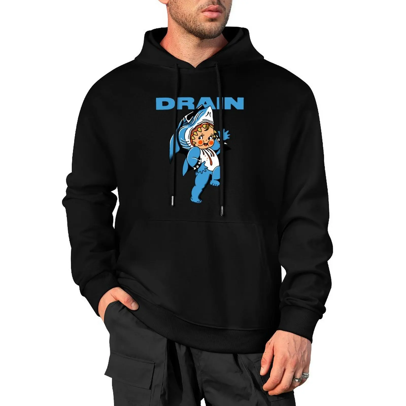 

DRAIN BAND Essential Pullover Hoodie fashion men graphic t shirts men men clothing korean autumn clothes pullover