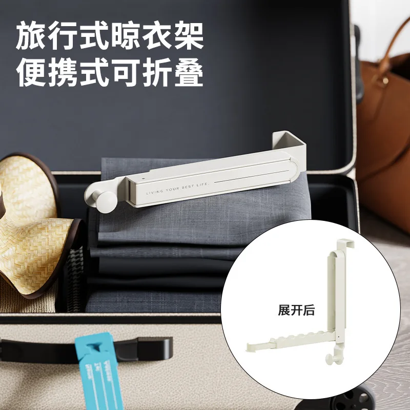 Folding door back hook Aluminum alloy hook No punching Hanging hanger behind door Bedroom hanger Hanging storage hanger