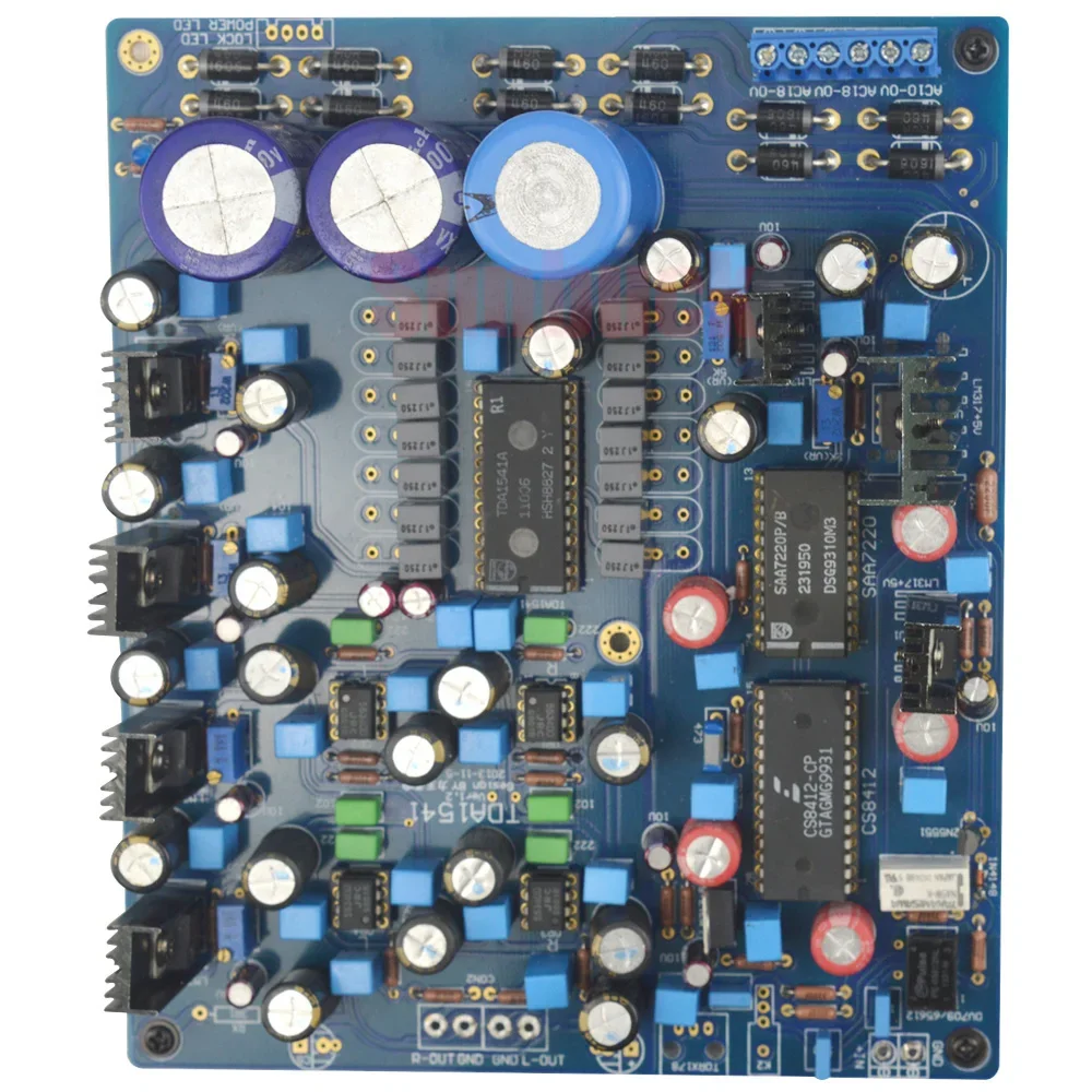 Sunbuck TDA1541 Audio DAC Decoder Hifi With Optical Fiber Coaxial DIY Decoder Board
