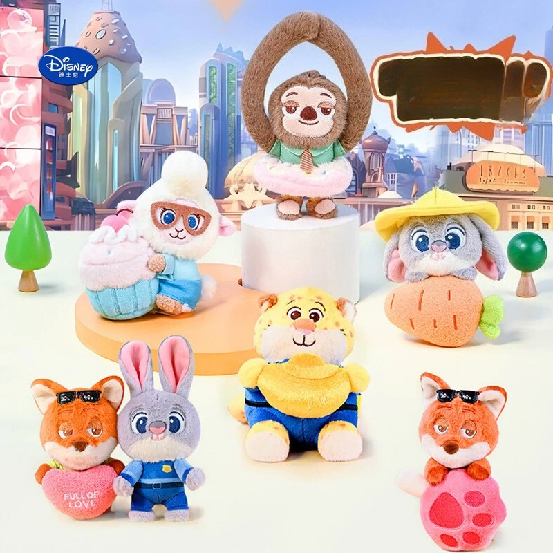 Miniso حقيقية ديزني Zootopia Judynick ليوبارد ضابط الحلو النقدية القتال أفخم صندوق أعمى قلادة المرأة أفخم قلادة