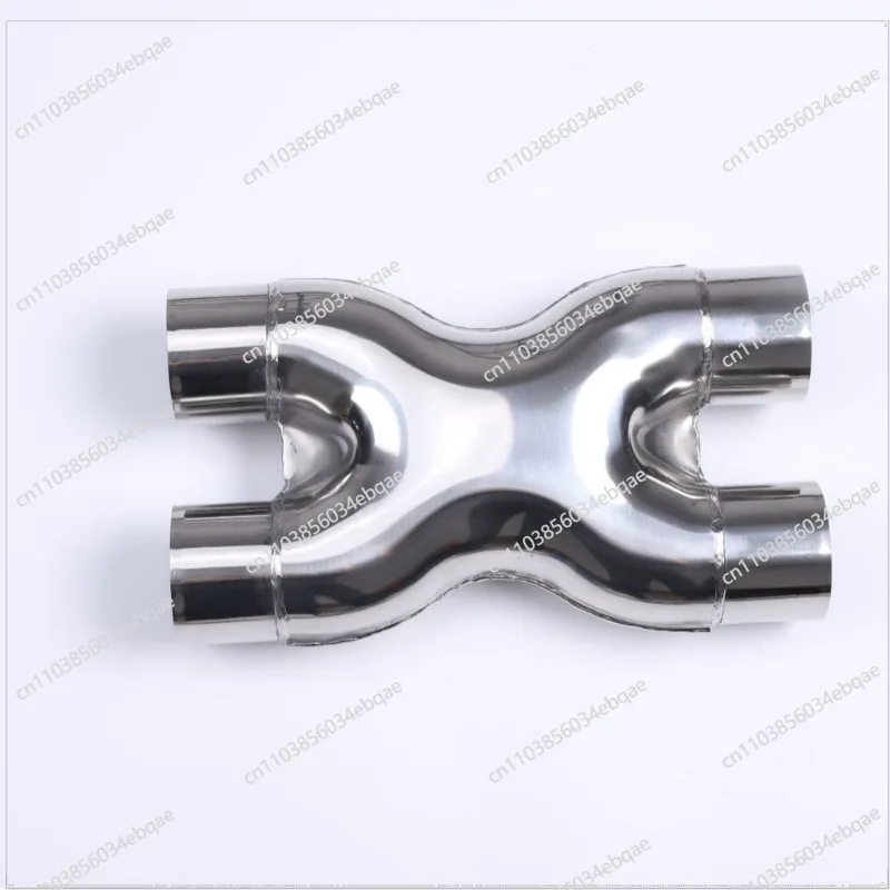 

For 304 Stainless Steel X-pipe Exhaust Pipe 2.5 Inch Automotive General Purpose Exhaust Connecting Pipe