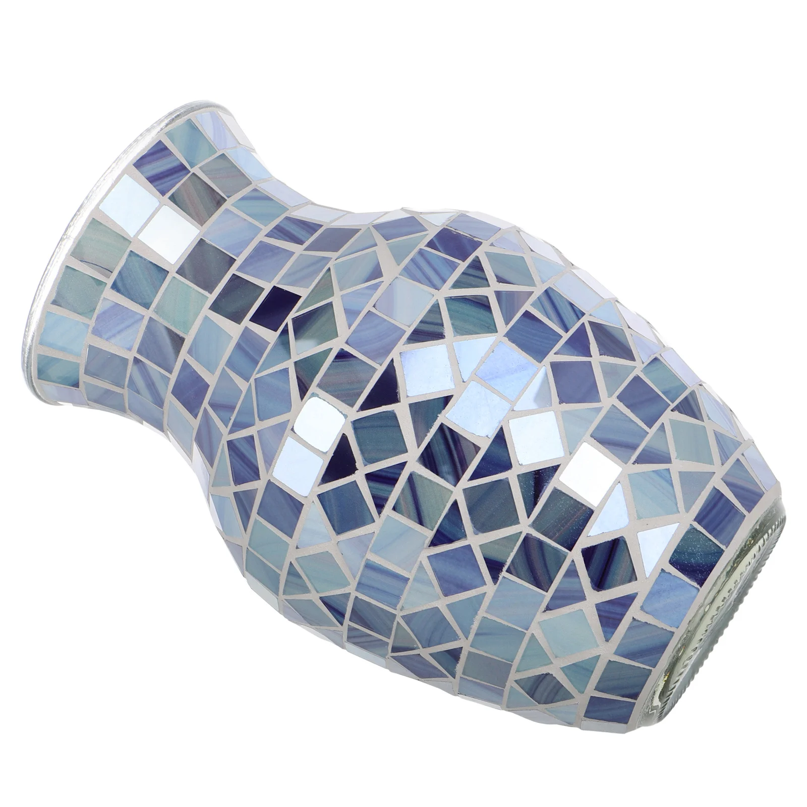 

Crackle Glass Decorative Vase Modern Small Flower Holder for Living Room Wedding Centerpieces Home Decor Farmhouse Flower Vase