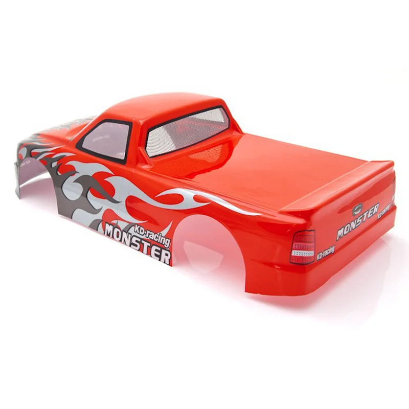 A45F-para 1/10 RC Car Venom T-10 carcasa de carrocería pintada de PVC 1/10 RC Car Pick Up Truck ancho 205Mm distancia entre ejes 255Mm
