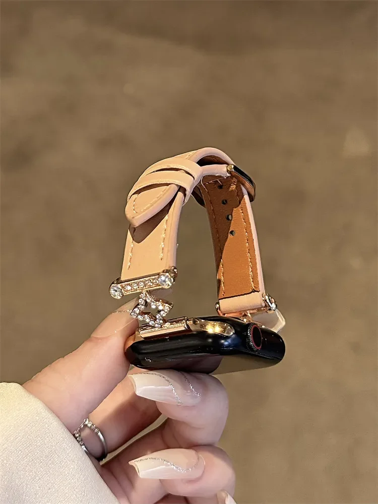 جلد ممتاز لسلسلة ساعات أبل 10/9/8/7/6/5 38 مم 40 مم 41 مم 42 مم 44 مم 45 مم 46 مم 49 مم حزام