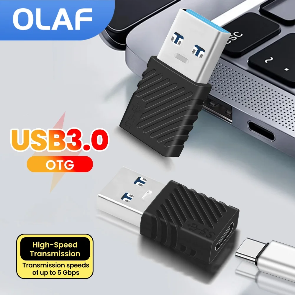 Адаптер Type C - USB3.0 OTG, зарядное устройство, конвертер USB C (женский) в USB (мужской), передача данных для Xiaomi, Samsung, Huawei, USB Type C OTG