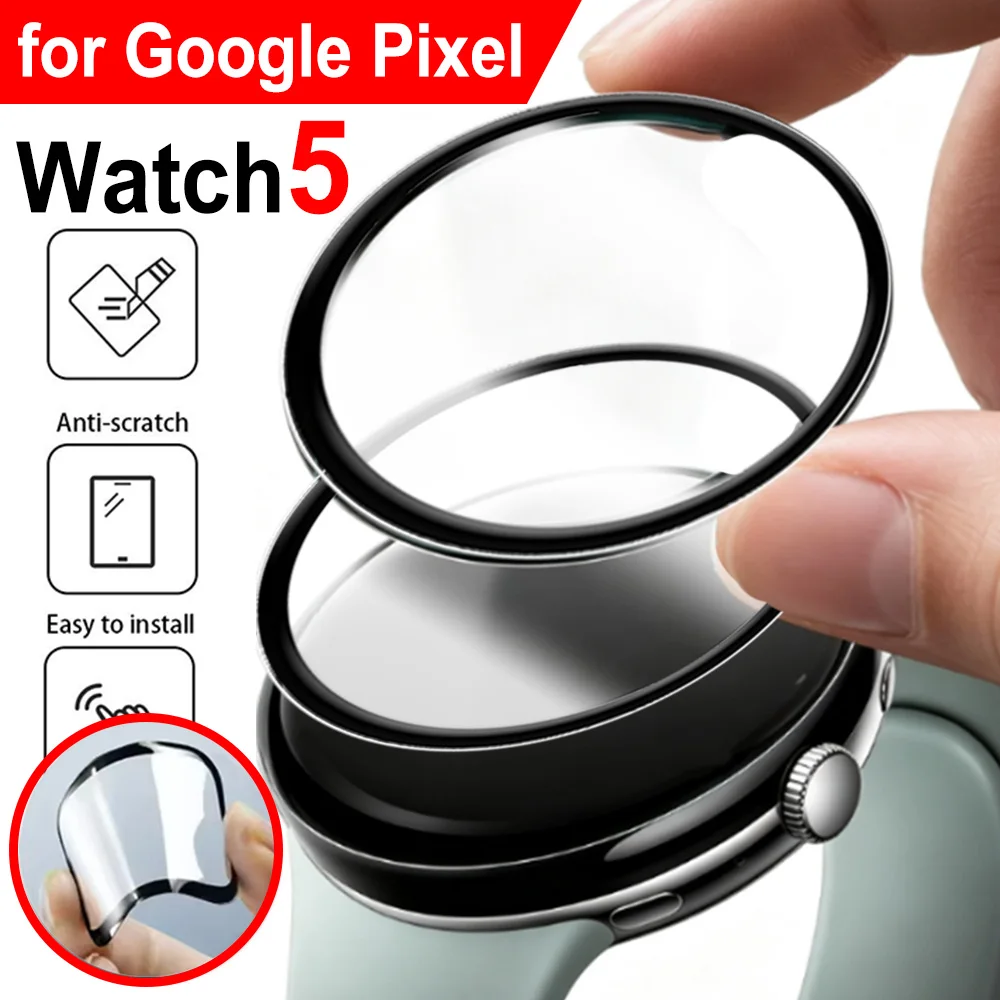 1-5Pcs Composite Film Screen Protector for Google Watch5 HD Anti-scratch Film Protective Film Not Glass for Google Pixel Watch 5