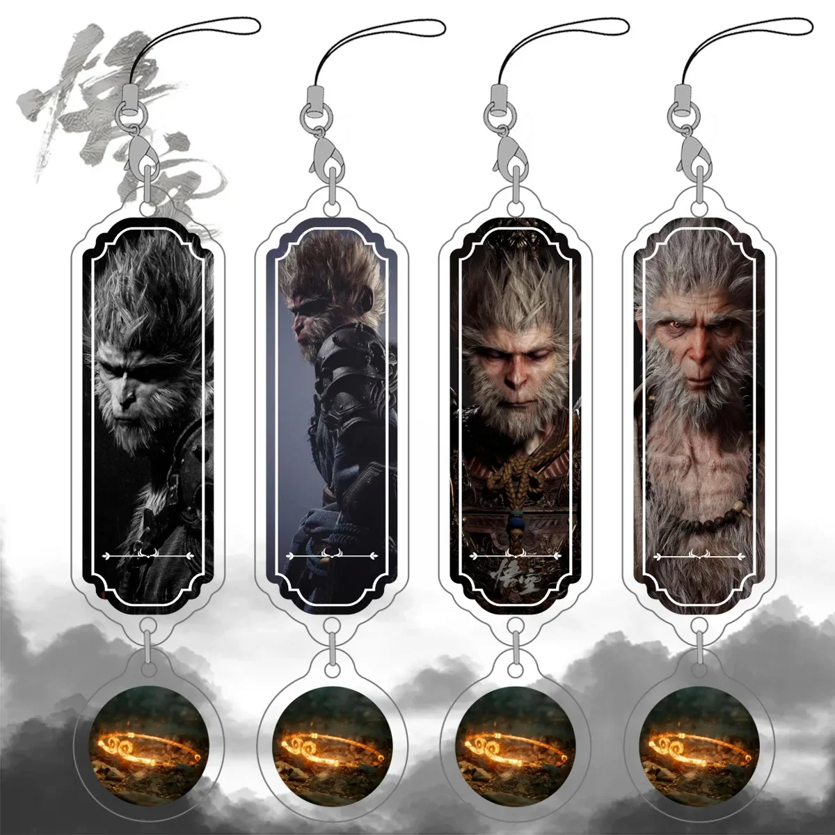 Black Myth: Wukong Game peripherals Bag decoration Wukong Avatar Key Chain