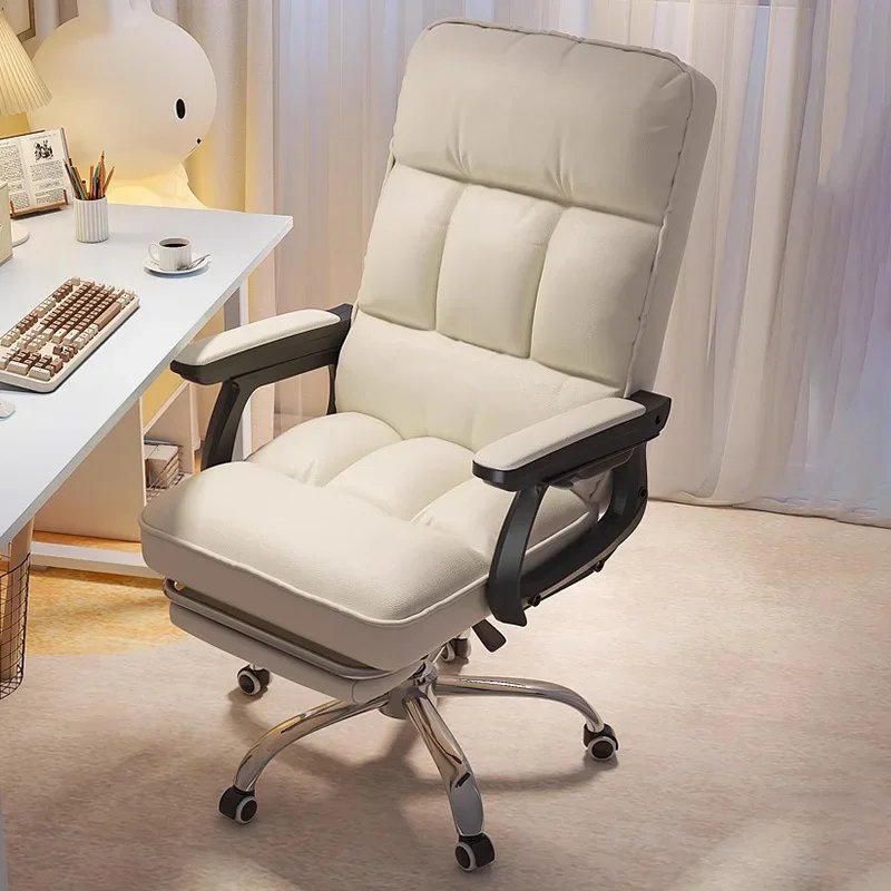 

Writing Chair Backrest Chaise Design Pc Room Makeup Dresser Comfortable Office Vanity Luxury Bedroom Computer Armchairs Comfy