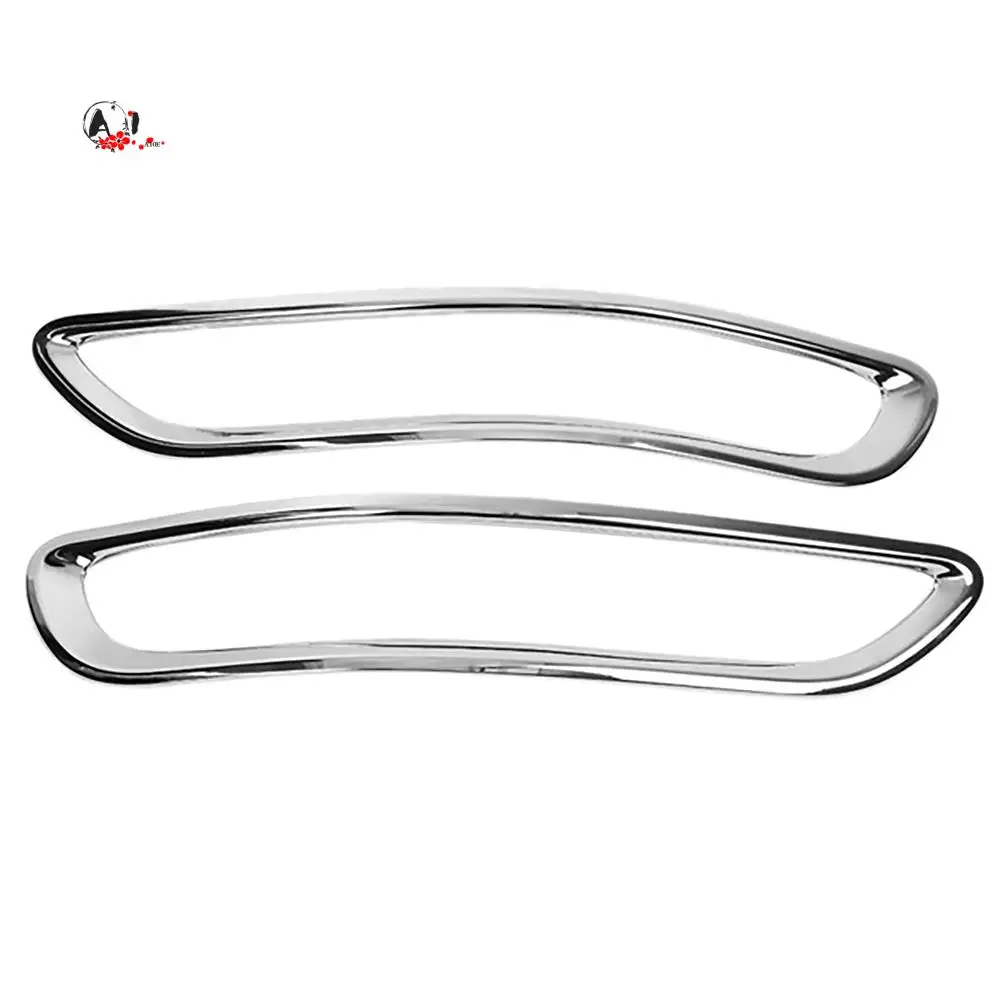 

A10E-For Kia Sportage KX5 QL 2015 2016 2017 2018 ABS Chrome Rear Reflector Fog Light Lamp Cover Trim Bezel Frame Car Styling