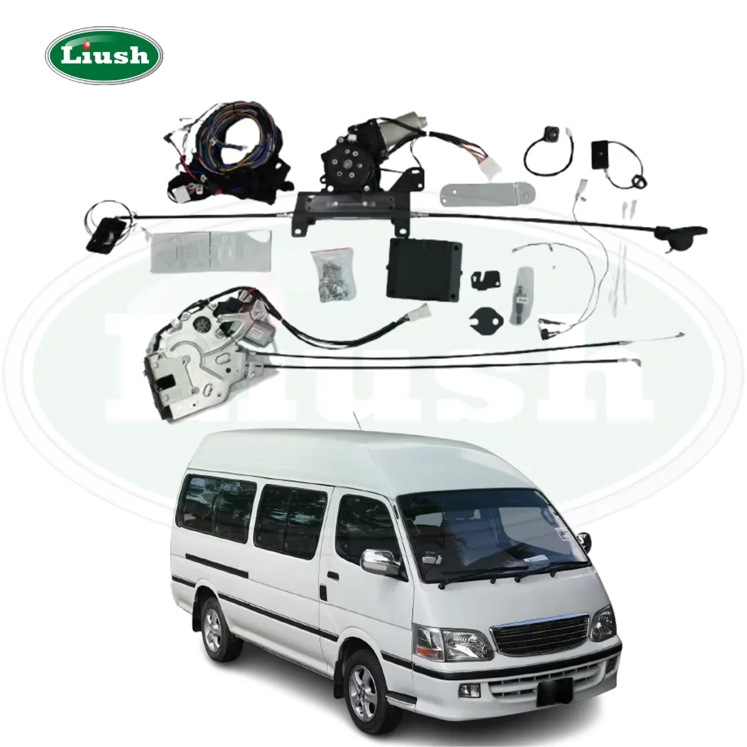 Automatic Power Sliding Door Kits For King Long Jinwei Van Remote Key Control Middle Door For Golden Dragon Haise V4 H100 Bus