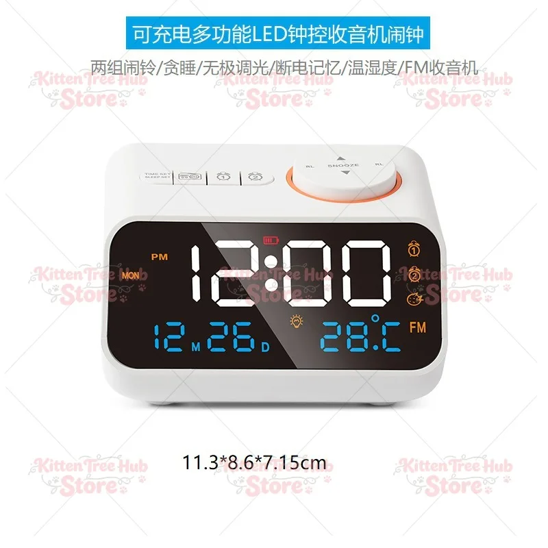 voice-activated clock intelligent temperature and humidity display tool