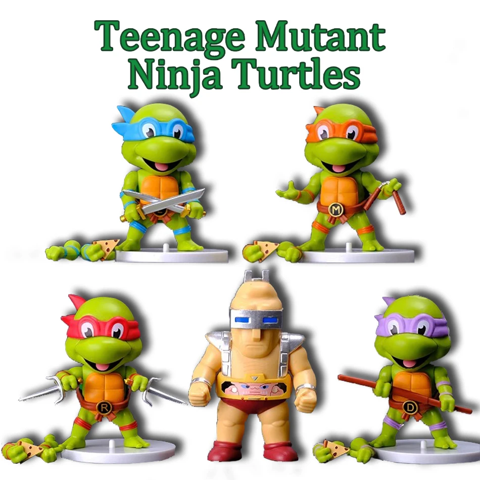 

5 шт./комплект, фигурки черепашек-ниндзя, 8-10 см