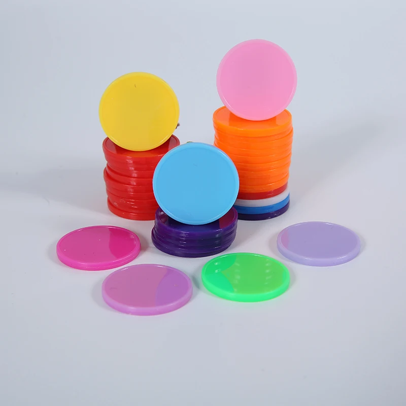 

Пластиковые Жетоны Reward Math Counters, Покер для купонов на напитки для тележек и корзин для покупок, пластиковые жетоны, 1000 штук, 25 мм