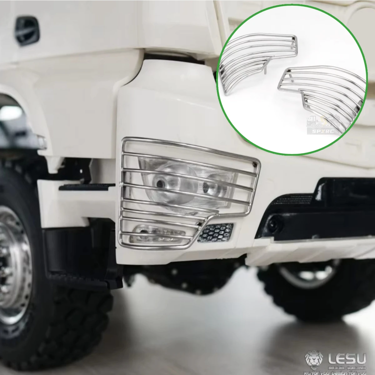 

Защитный чехол для фар, глиняный абажур для фар, игрушка 3363 3348, детали для Tamiya Lesu Mercedes-Benz Actros, аксессуары для модели