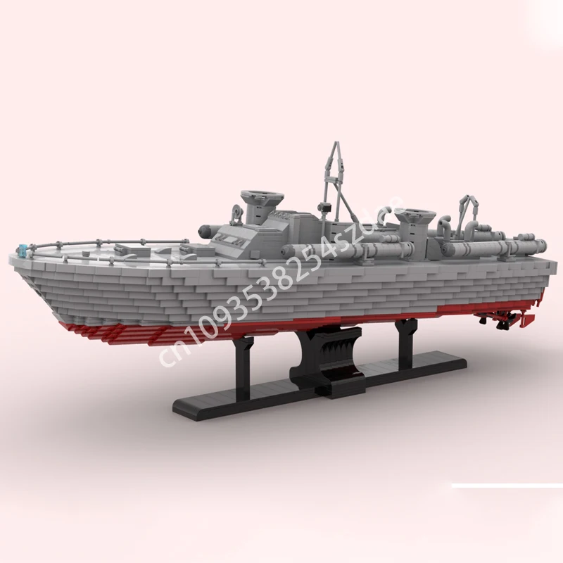 3641ピース MOC ブラックラグーンボート 組み立てブロック 知育玩具 誕生日プレゼント 論理的思考力向上 クリスマスギフト