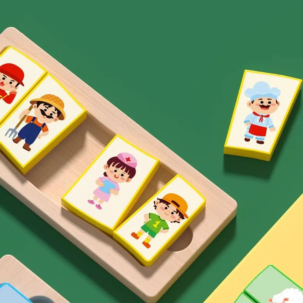 Planche de Puzzle en bois, jouets 3D, motif Montessori, forme cognitive, jeu de société assorti, défis interactifs