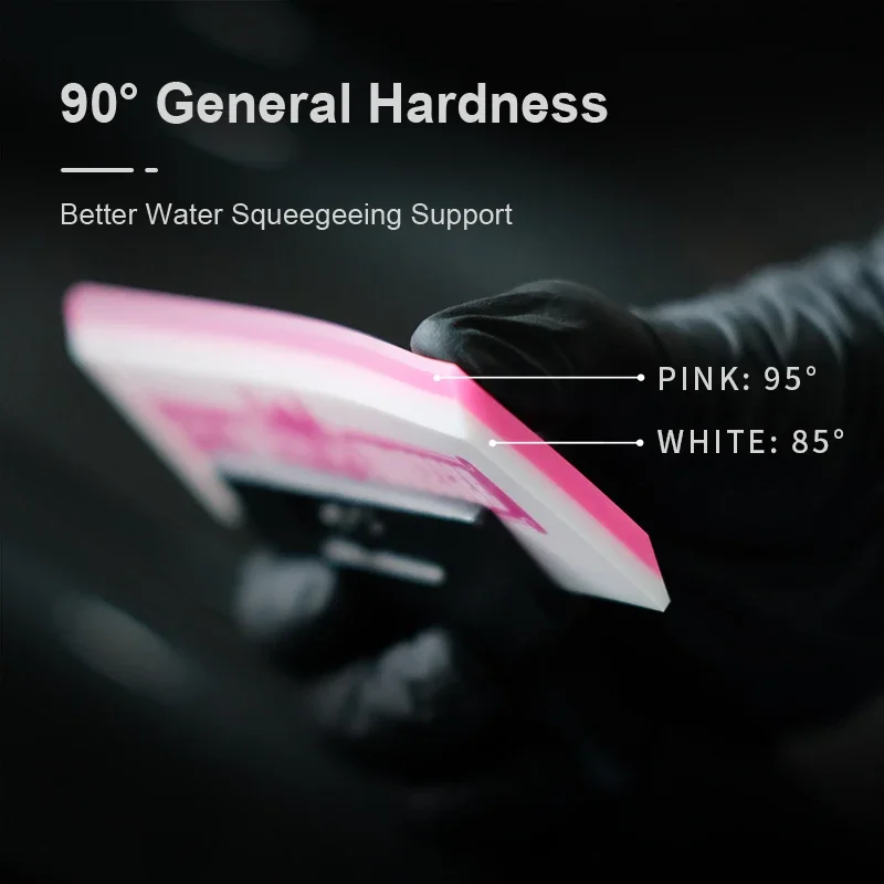 New High Quality Non-Scratch Rubber Handy Squeegee Car Water Window Wiper Snow Clean Tool Film Scraper Car Aluminum Alloy Handle