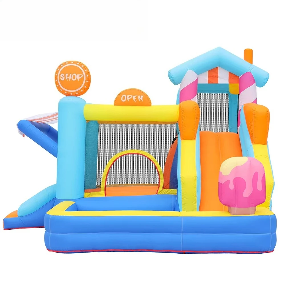 

Factory Funny Kids' Inflatable Bouncer Dessert-Themed Inflatable Bounce House Fun for All Ages
