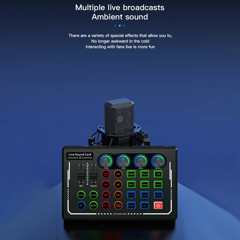 يوميا V88 جهاز مزج الصوت USB كارت الصوت الخارجي سماعة الرأس ميكروفون البث المباشر كارت الصوت للهاتف المحمول الكمبيوتر