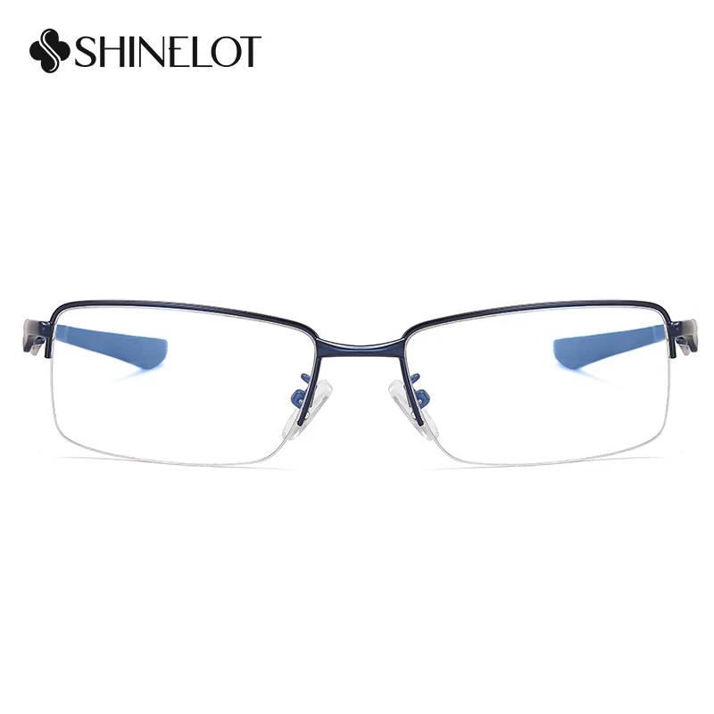 91282 إطار نظارات معدني مستطيل لحماية العين بإطار ضيق للرجال وصل حديثًا نظارات أنيقة