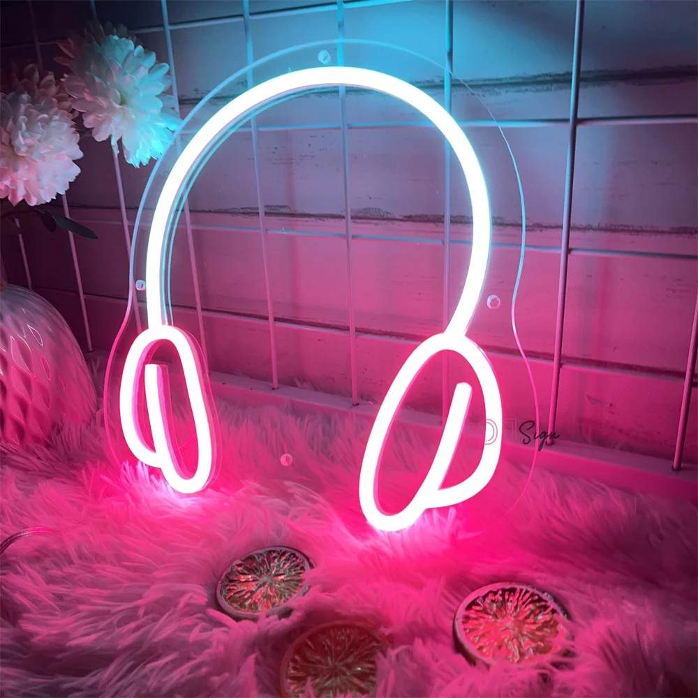 Music LED Neon Signs for Party Bar Studio Neon Lights Glowing Signs LED Night Lights DJ Wall Decor Bar Party Neon Lamps
