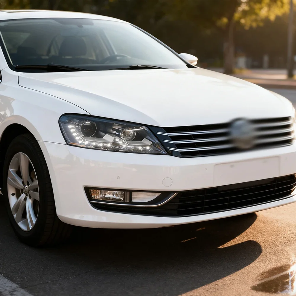 

Для Passat B7 (версия для США) 2011-2015 гг. Комплект передних фар: обновленные высококачественные светодиодные проекторные фары с двойными линзами, инструменты и аксессуары.