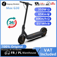 EU STOCK Original Ninebot by Segway MAX G30 G30P Electric Scooter 65km Range Kickscooter 30km/h Max With Ninebot APP