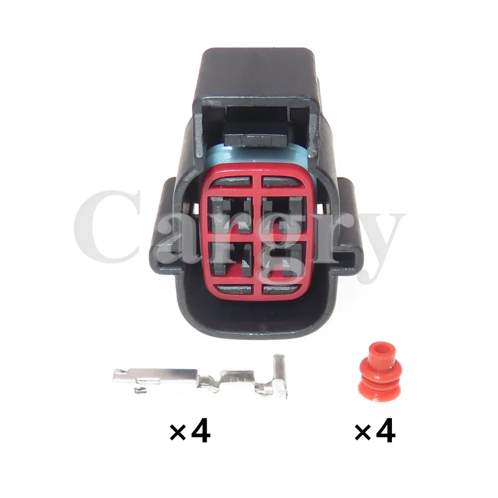 1 Set 4P 1.5 Series Car Connector AC Assembly Auto Electrical Wiring Plug With Terminal E-3938WPT-182(Tin)1U2Z-14S411-AUA