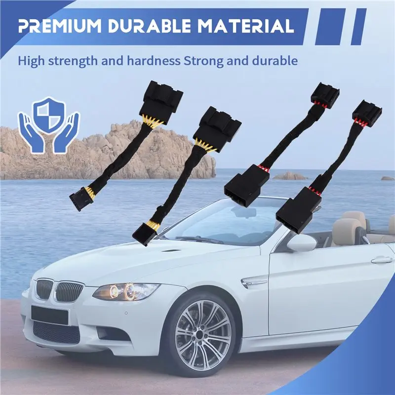 A80X-For BMW E93 Convertible LED LCI Retrofit Adapter Harness Kit For Rear Light Cluster Retractable