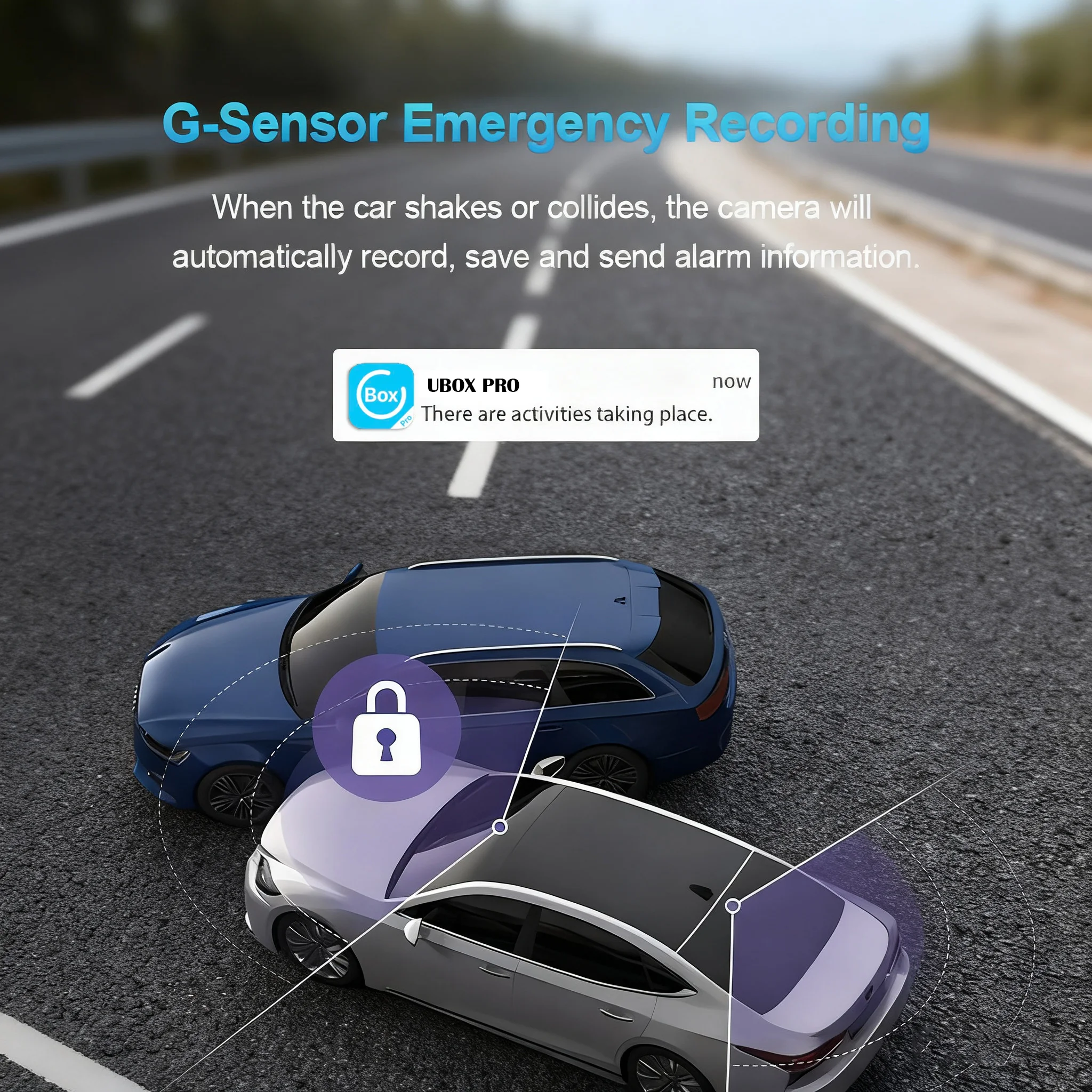 UBOX PRO New 4G LTE Dash Cam GPS 4K Dual Lens Front and Rear Inside Dash Camera for Cars Radar Detection 24/7 Parking Monitoring