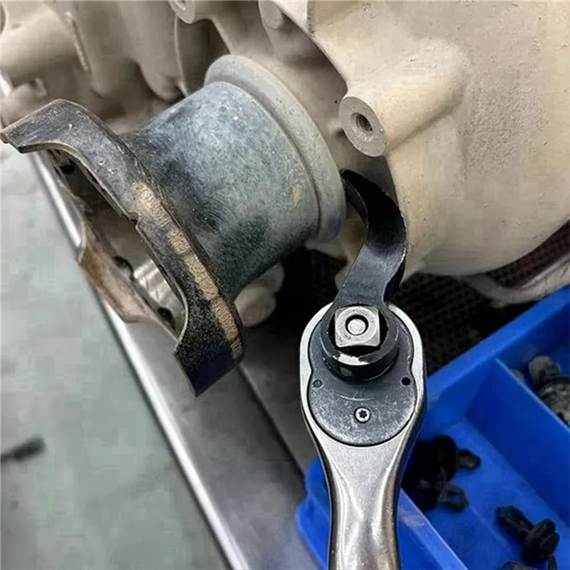 F-T 4 ชิ้น Pry Bar ประแจหัวอะแดปเตอร์, ชะแลงอะแดปเตอร์ - หัวเครื่องมือ, ครึ่งเพลากําจัดรถซ่อมเครื่องมือ Extension Bar 1/2