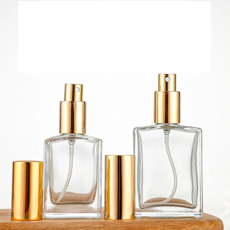 

Transparent Atomizer Fine Mist Spray Perfume Claer Glass Empty Perfume Bottle Packaging Fragrance Design Perfume Packaging Box