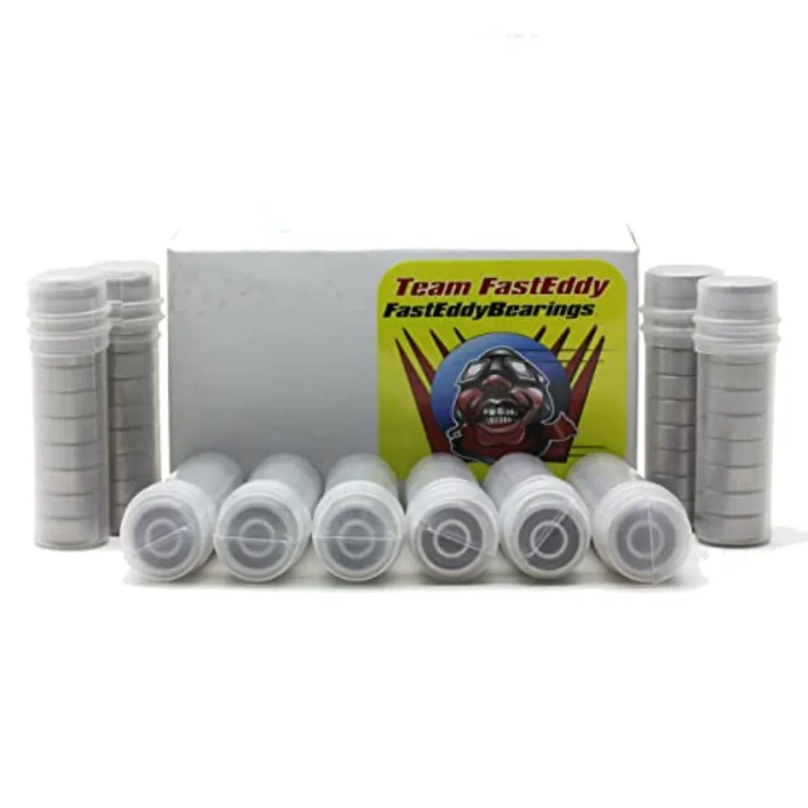 

3/8x5/8x5/32 Rubber Sealed Bearing R1038-2RS 100 Units Black Steel High Precision Low Noise