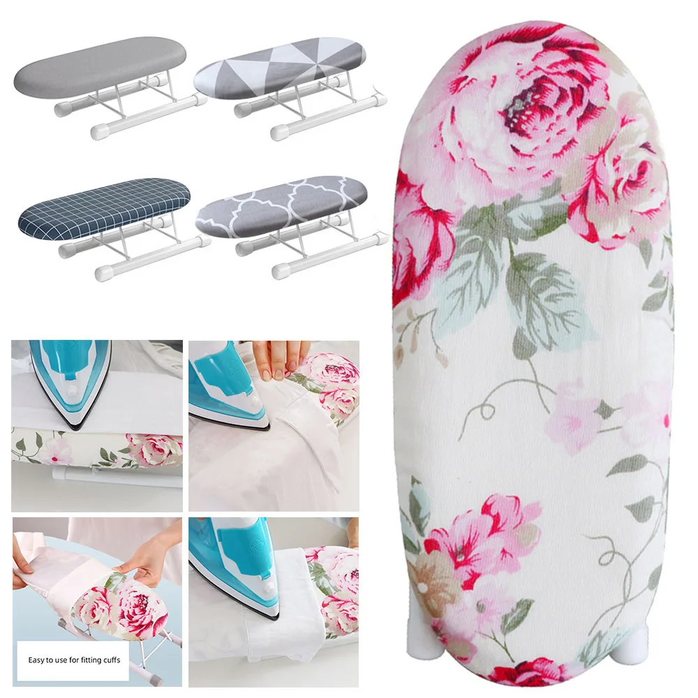 Tabla de planchar plegable, plancha de vapor, estante de ropa, Cubierta acolchada, suministros para el hogar, Mini cubierta de planchado resistente al calor