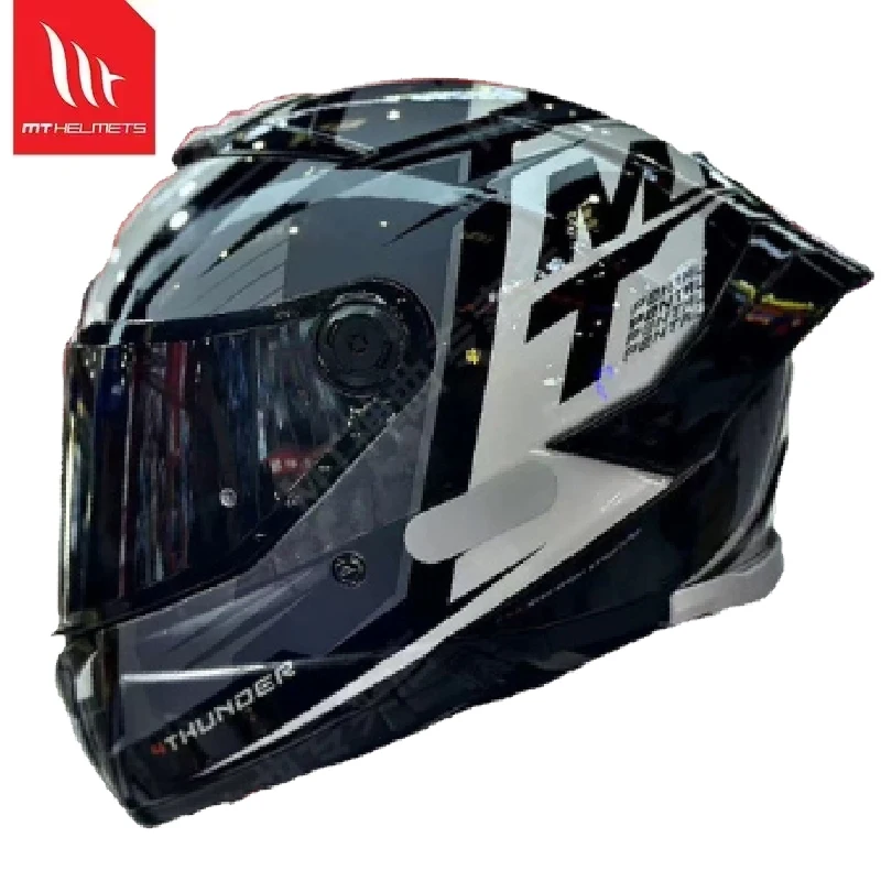 2025 New MT Thunder 4 SV Motorcycle Helmet ECE DOT Certification Full face Double lens helmet Men Capacetes Cascos para moto
