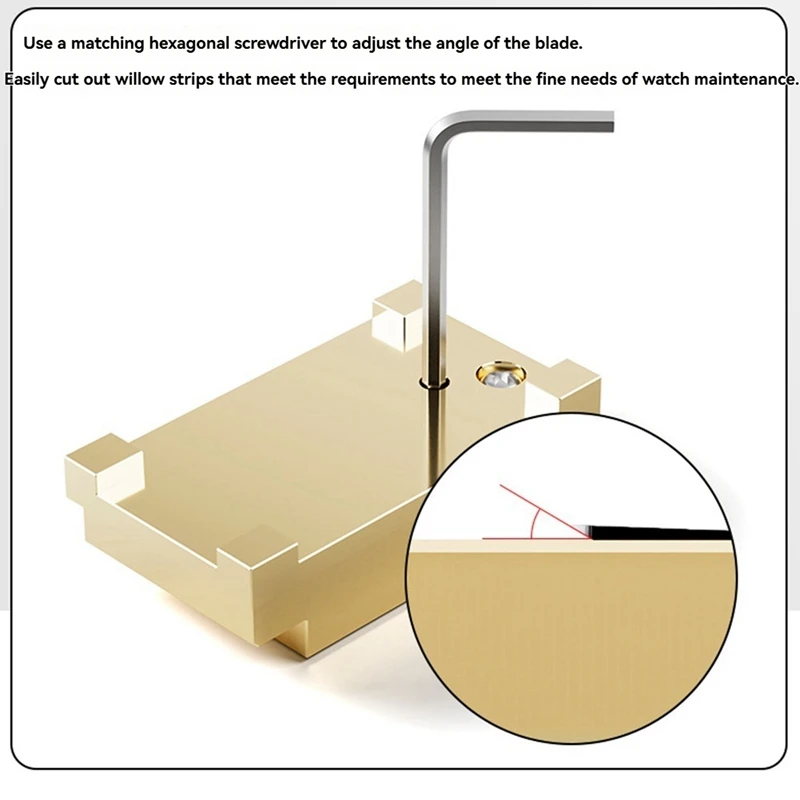 ABNO-Willow Stick Polishing, Willow Wood Strip Polishing Table, Wood Cutting Knife, Movement Rod Maintenance Watch Repairing