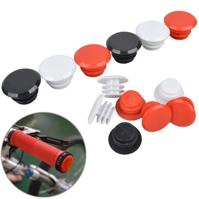 Bicycle Handlebar Plugs Bicycle Handlebar End Plug Plastic Mountain Road Bike Grips Cap Covers MTB Handle Grip Bar End Stoppers