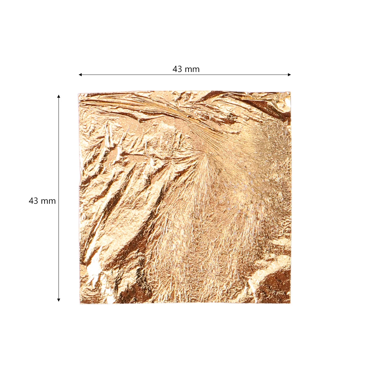 

10pcs Gold Foil Paper 4.33X4.33Cm Imitation Gold Leaf Craft Foil For Diy Painting Decor Art Projects Gilding Wood Ceramic Glass