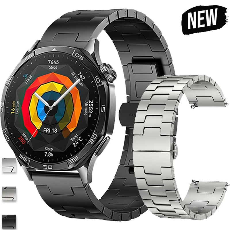 

Титановый ремешок 22 мм для GT5 Pro 46 мм/GT5 46 мм, ремешок для часов Huawei GT4/GT3/GT3 Pro/GT2 Pro, ремешок для часов, дизайн быстрого разборки