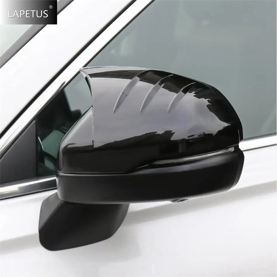 

Car Accessories Rearview Mirror Rain Eyebrow Shade Rainproof Blades Decor Cover Trim For Honda CR-V CRV 2023 2024 Carbon Fiber