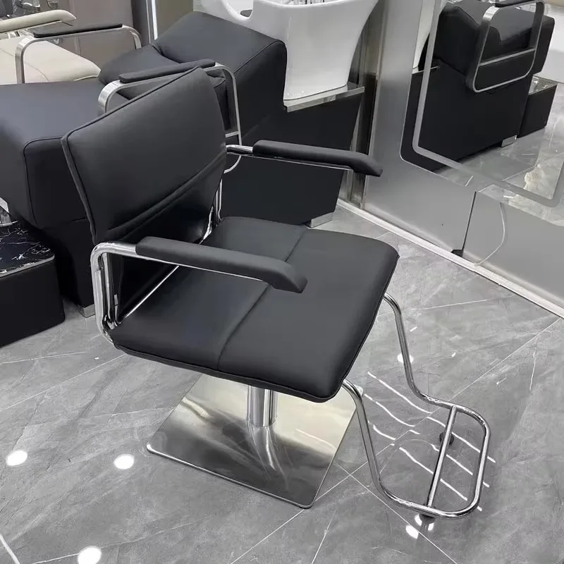 Unikalne wygodne krzesło fryzjerskie Salon fryzjerski Nordic Rotate Krzesło do salonu kosmetycznego Prosty estetyczny komfort Cadeiras Home Furniture