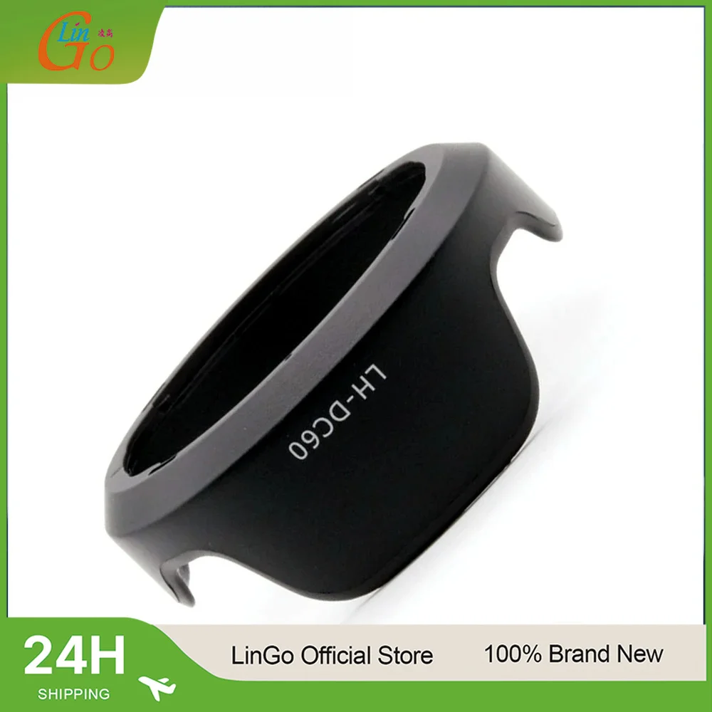 Lin Go LH-DC60 Bayonet Camera Lens Hood Shade For Canon PowerShot SX1 SX10 SX20 SX30