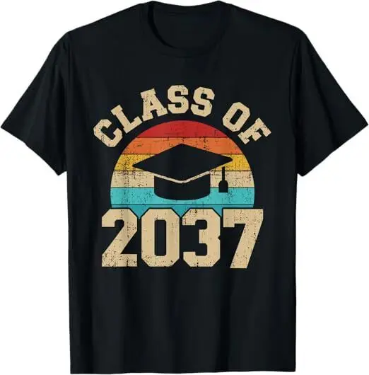 Kindergarten to graduation class of 2037 grow with me T-Shirt