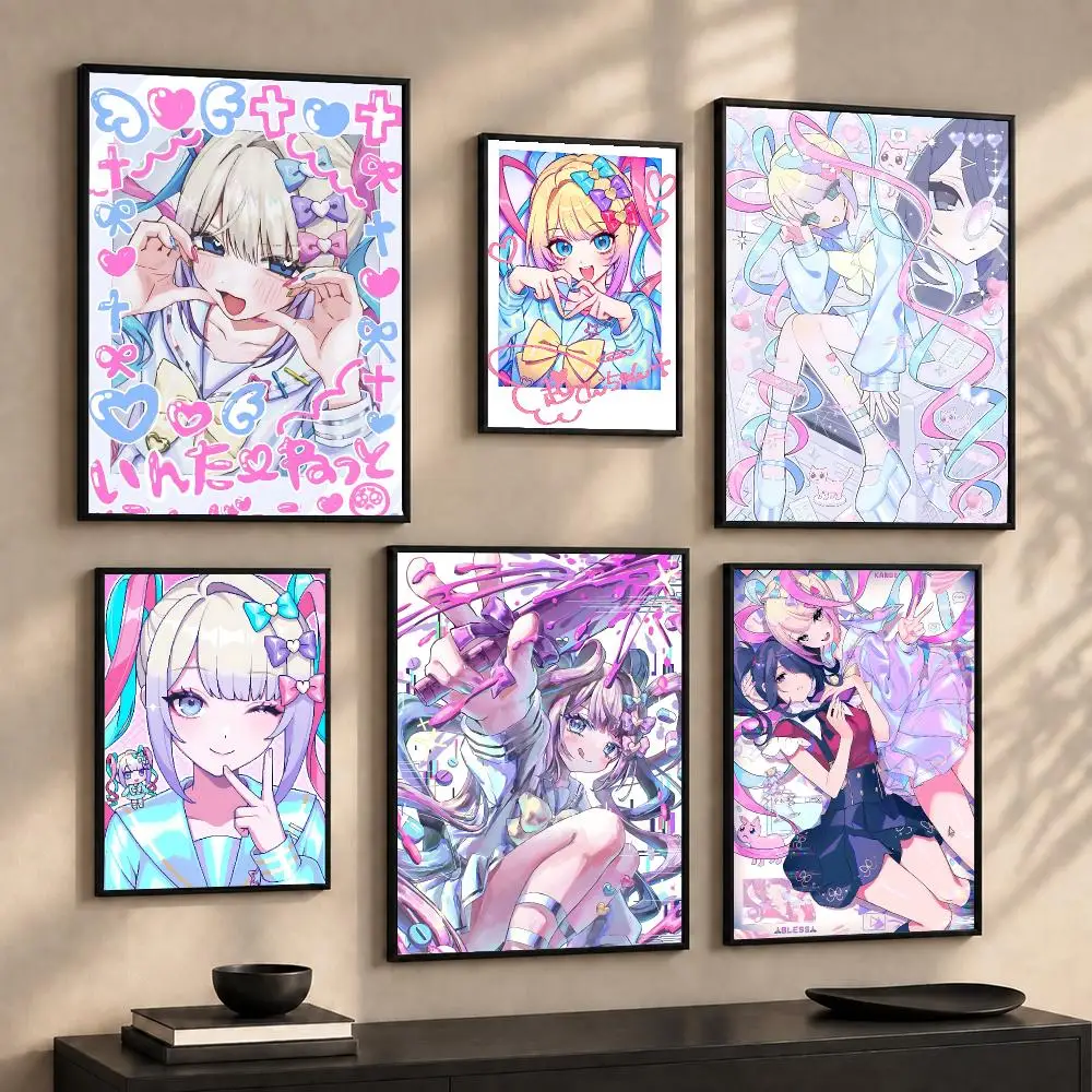 Video Game N-NEEDY GIRL O-OVERDOSE Painting Calligraphy Canvas Wall Art Prints for Living Room Bedroom Home Decor Gift