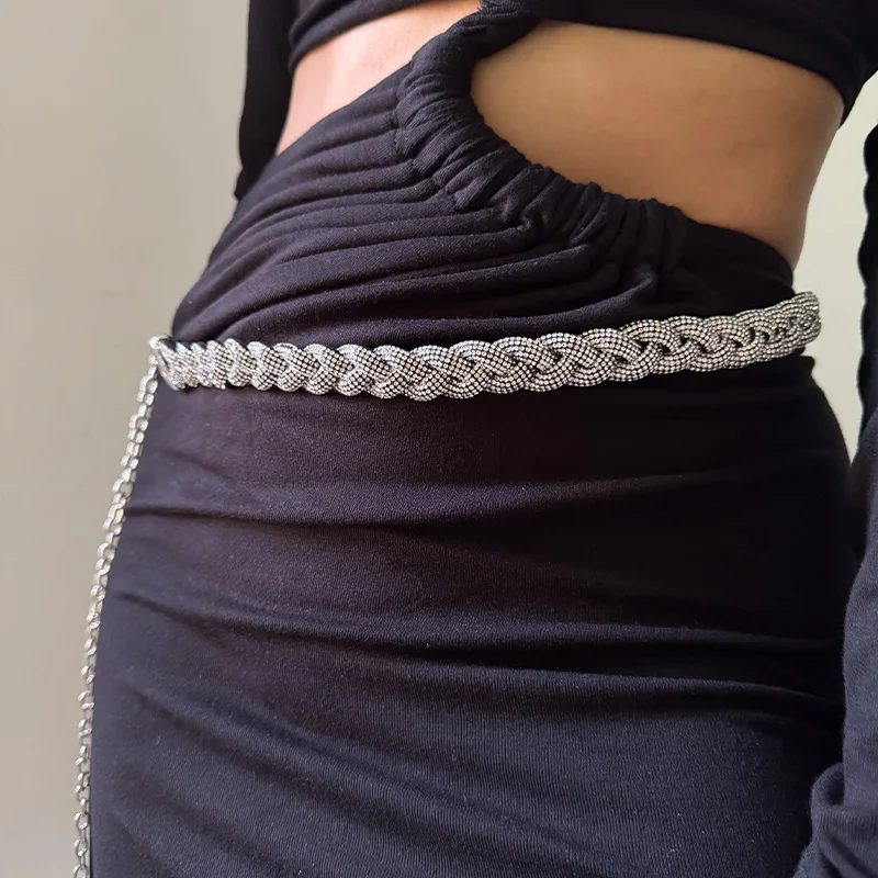 

Модный женский кожаный ремень со стразами, платье, пальто, рубашка, декор, веревочный ремень, однотонный ремешок для талии, простой ремень