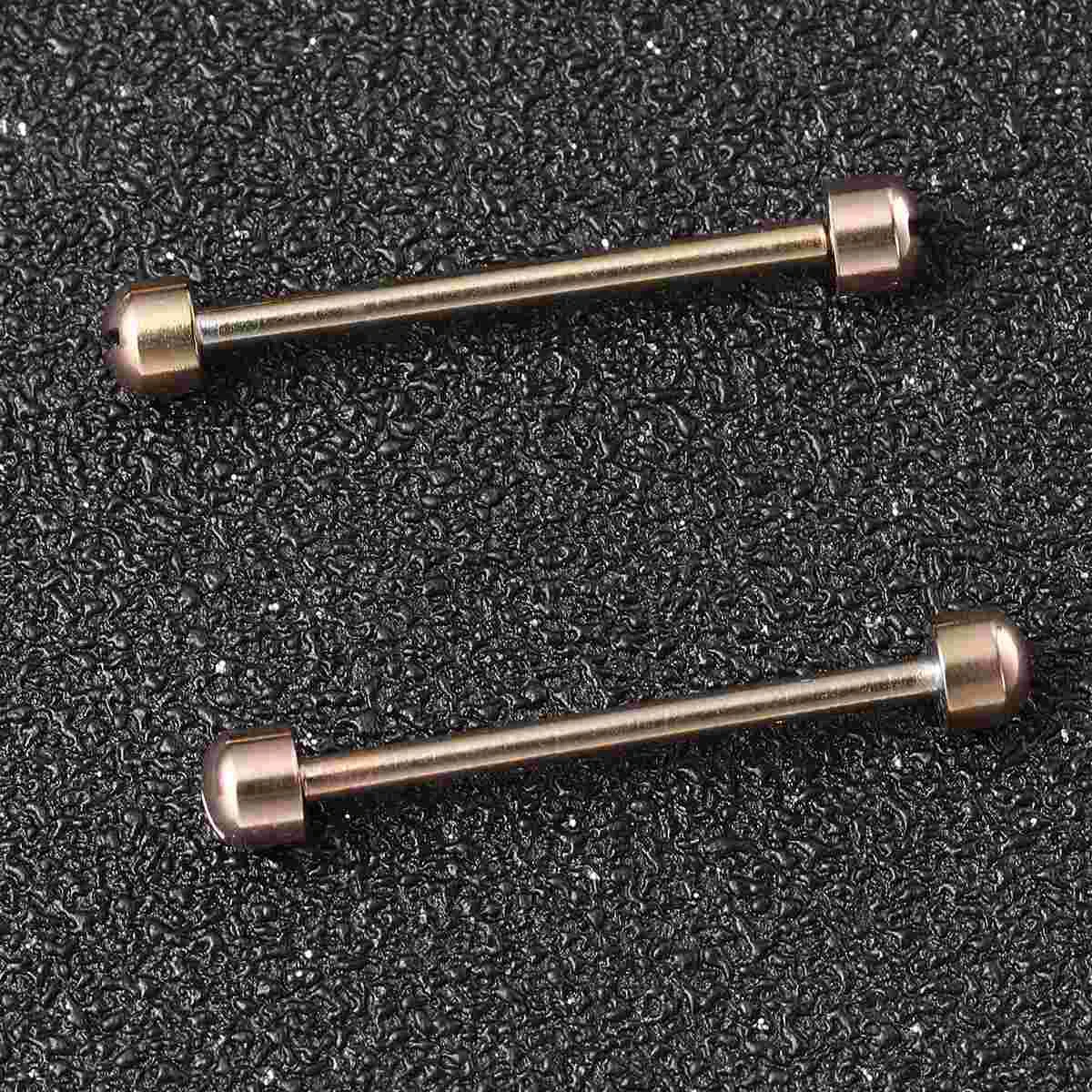 Varillas de tubo de tornillo para reloj, herramientas de reparación de varilla de conexión para correa de reloj atornillada, diámetro interior de 20mm (rosa), 2 uds.